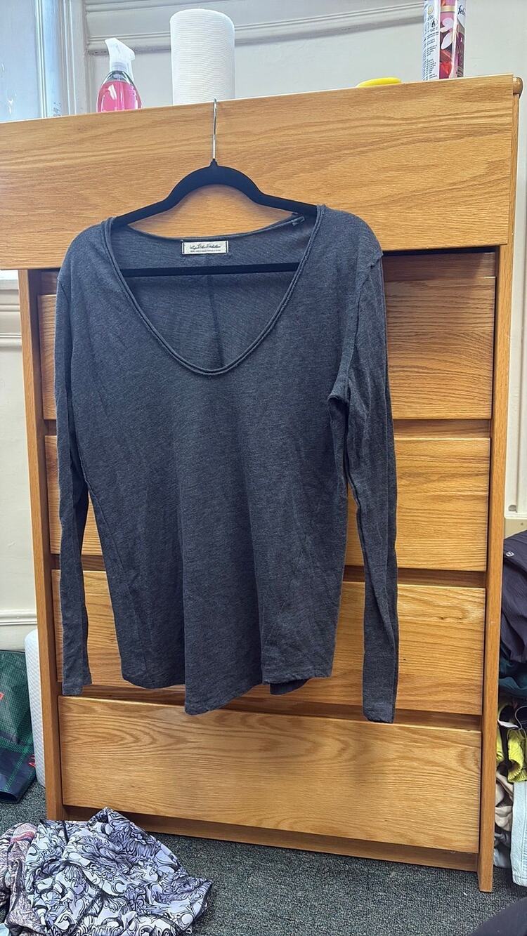 Free People Scoop Neck Long Sleeve